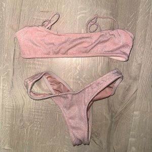 RARE TRIANGL SPARKLE BIKINI🙈💖